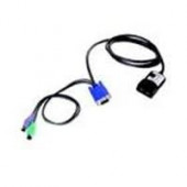 IBM Long KVM Conversion Option - Keyboard / Video / Mouse (KVM) Adapter - 6 Pin PS/2, HD-15 (M) - RJ-45 (F) - 1.5 M 39M2897