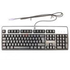 HP Keyboard PS/2 WIN Keyboard W/ 6.0FT Cable Black 537745-001