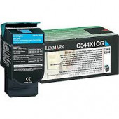 Lexmark C544X1CG Toner- Cyan C544X1CG