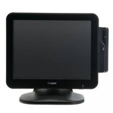 DigiPos Monitor 15.1" Touch LCD W/MSR 714A-TTMR RS232 DGLD-714A-TTMR-B