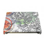 Dell Studio 1537 CCFL P608X White Black Swirl Back Cover P608X