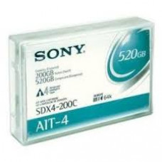 Sony AIT-4 Tape Cartridge - AIT-4 - 200 GB (Native) / 520 GB (Compressed) - 807.09 Ft Tape Length - 1 Pack SDX4200C