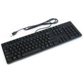 Dell Black Slim Quiet Keys USB US English Keyboard • T347F