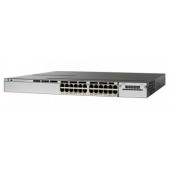 Cisco Catalyst 3850 24 PoE+ Gigabit Ports w/715WAC Power Supply Lan Base WS-C3850-24P-L