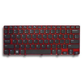 Dell OEM XJT49 Red Keyboard PK130DB2B00 Inspiron 1120 1121 1122 XJT49