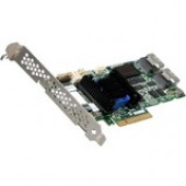 Adaptec 6805 8-port SAS RAID Controller - Serial ATA/600 - PCI Express x8 - Plug-in Card - RAID Supported - 0, 1, 1E, 5, 5EE, 6, 10, 50, 60, JBOD RAID Level - 2 Total SAS Port(s) - 2 SAS Port(s) Internal Battery Backup 2271200-R