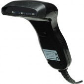 Manhattan Contact CCD USB Barcode Scanner, 80mm Scan Width - Keyboard Wedge Decoder displays data as if directly entered from keyboard 401517