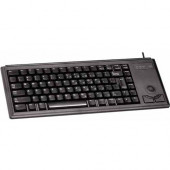 CHERRY UltraSlim G84-4420 Keyboard - 83 Keys - QWERTY Layout - PS/2 - Black - TAA Compliance G84-4420LPBEU-2