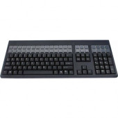 CHERRY Encryptable LPOS Large Point of Sale Keyboard - 131 Keys - QWERTY Layout - 42 Relegendable Keys - Magnetic Stripe Reader - USB - Black - TAA Compliance G86-71510EUADAA