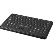 CHERRY J84-2120 Washable Keyboard - 83 Keys - Red Backlit - Sealed - NEMA 4 - USB - Black - TAA Compliance J84-2120LUBUS-2