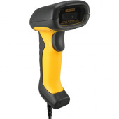 Adesso NuScan 5200TU- Antimicrobial & Waterproof 2D Barcode Scanner - Cable Connectivity - 12" Scan Distance - 1D, 2D - CMOS - Yellow, Black NUSCAN 5200TU