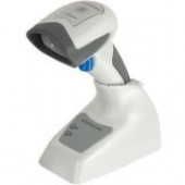 Datalogic QuickScan I QBT2400 Handheld Barcode Scanner Kit - Wireless Connectivity - 1D, 2D - Imager - Omni-directional - Bluetooth - White - TAA Compliance QBT2400-WH-BTK+