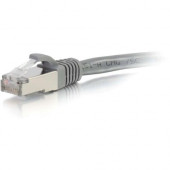 C2g -3ft Cat6a Snagless Shielded (STP) Network Patch Cable - Gray - Category 6a for Network Device - RJ-45 Male - RJ-45 Male - Shielded - 10GBase-T - 3ft - Gray 00640