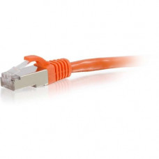 C2g -2ft Cat6 Snagless Shielded (STP) Network Patch Cable - Orange - Category 6 for Network Device - RJ-45 Male - RJ-45 Male - Shielded - 2ft - Orange 00877