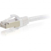 C2g -15ft Cat6 Snagless Shielded (STP) Network Patch Cable - White - Category 6 for Network Device - RJ-45 Male - RJ-45 Male - Shielded - 15ft - White 00926