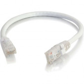 C2g 6in Cat5e Snagless Unshielded (UTP) Network Patch Cable - White - Category 5e for Network Device - RJ-45 Male - RJ-45 Male - 6in - White - RoHS Compliance 00939