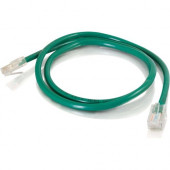 C2g 6in Cat5e Non-Booted Unshielded (UTP) Network Patch Cable - Green - Category 5e for Network Device - RJ-45 Male - RJ-45 Male - 6in - Green 00944