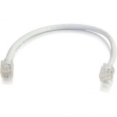 C2g 6in Cat5e Non-Booted Unshielded (UTP) Network Patch Cable - White - Category 5e for Network Device - RJ-45 Male - RJ-45 Male - 6in - White 00949