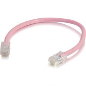 C2g 6in Cat5e Non-Booted Unshielded (UTP) Network Patch Cable - Pink - Category 5e for Network Device - RJ-45 Male - RJ-45 Male - 6in - Gray 00950