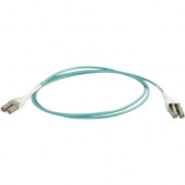 Legrand Group C2G 5M LC UNIBOOT 10GB 50/125 OM3 DUPLEX MULTIMODE FIBER CABLE - AQUA - 16FT OM3 01016