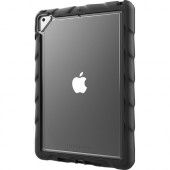 Gumdrop DropTech Clear for iPad 10.2 Case - For Apple iPad (7th Generation) Tablet - Apple Logo - Clear, Black - Scratch Resistant, Impact Resistant, Drop Resistant, Shock Absorbing, Smudge Resistant, Spill Resistant - Silicone, Acrylonitrile Butadiene St
