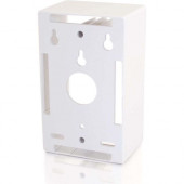 C2g Single Gang Wall Box - White - 1-gang - White 03839