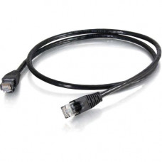 C2g -7ft Cat5e Snagless Unshielded (UTP) Network Patch Cable (TAA Compliant) - Black - Category 5e for Network Device - RJ-45 Male - RJ-45 Male - TAA Compliant - 7ft - Black - RoHS, TAA Compliance 10260
