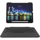 ZAGG Slim Book Go Keyboard/Cover Case for Apple 11" iPad Pro - Black - Polycarbonate 103302110