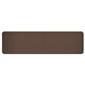 Ergoguys NEWLIFE ECO PRO ANTI FATIGUE MAT BROWN 20X72 - Floor - 72" Length x 20" Width x 0.75" Thickness - Rectangle - Brushed Texture Design - Polyurethane Foam, Bio-Foam - Brown 104-01-2072-2