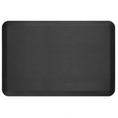 Ergoguys NEWLIFE ECO PRO ANTI FATIGUE MAT BLACK 24X36 - Floor - 36" Length x 24" Width x 0.75" Thickness - Rectangle - Brushed Texture Design - Polyurethane Foam, Bio-Foam - Black 104-01-2436-1