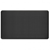 Ergoguys NEWLIFE ECO PRO ANTI FATIGUE MAT BLACK 36X60 - Floor - 60" Length x 36" Width x 0.75" Thickness - Rectangle - Brushed Texture Design - Polyurethane Foam, Bio-Foam - Black 104-01-3660-1