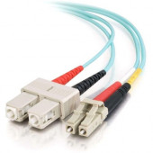 Legrand Group 30M FIBER OPTIC MMF OM3 LC/SC 50/125 DUPLEX PVC 10GB AQUA CBL TAA 21627