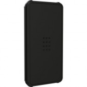 Urban Armor Gear Metropolis Carrying Case (Folio) Apple iPhone 12 Pro Max Smartphone - SATN ARMR Black - Impact Resistant, Drop Resistant, Shock Resistant, Water Resistant, Anti-slip, Damage Resistant - Polyurethane, Felt Lining - 6.4" Height x 3.3&q