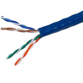Monoprice Cat. 5e UTP Network Cable - 1000 ft Category 5e Network Cable for Network Device - Bare Wire - Bare Wire - Blue 12766