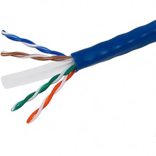 Monoprice Cat. 6 UTP Network Cable - 250 ft Category 6 Network Cable for Network Device - Bare Wire - Bare Wire - Blue 13672