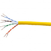 Monoprice Cat. 5e UTP Network Cable - 1000 ft Category 5e Network Cable for Network Device - Bare Wire - Bare Wire - Yellow 13740