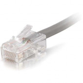C2g 14ft Cat5e Non-Booted Unshielded (UTP) Network Patch Cable (Plenum Rated) - Gray - Category 5e for Network Device - RJ-45 Male - RJ-45 Male - Plenum-Rated - 14ft - Gray 15230