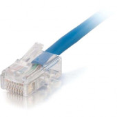 C2g 3ft Cat5e Non-Booted Unshielded (UTP) Network Patch Cable (Plenum Rated) - Blue - Category 5e for Network Device - RJ-45 Male - RJ-45 Male - Plenum-Rated - 3ft - Blue - RoHS Compliance 15239