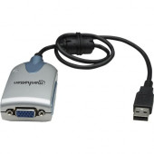 Manhattan Hi-Speed USB SVGA Converter, Supports up to 6 more displays - Supports resolutions up to 1600 x 1200 in 16-bit or 32-bit color 179225