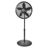 Lasko Elegance And Performance Pedestal Fan - 457mm Diameter - 3 Speed - Adjustable Height - Black 1827