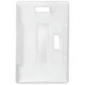 Brady Plastic Card Holder - 3.5" x 2.25" - Plastic - 100 Pack - TAA Compliance 1840-3025