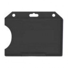 Brady Open Face Card Holder - 2.62" x 3.62" - Plastic - Black 1840-8111