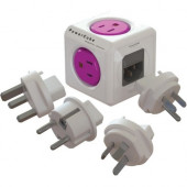 Allocacoc 5-Outlet PowerCube ReWirable Plug 1900/USRW4P