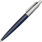 Newell Rubbermaid Parker Jotter Ballpoint Pen - Medium Pen Point - Refillable - Blue - Royal Blue Stainless Steel Barrel - 1 Each - TAA Compliance 1953186