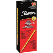 Newell Rubbermaid Sharpie Peel-Off China Marker - Yellow Lead - Yellow Barrel - 12 / Dozen - TAA Compliance 2083