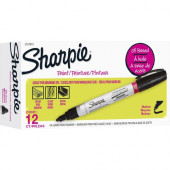 Newell Rubbermaid Sharpie Oil-based Paint Markers - Medium Marker Point - Black Oil Based Ink - 12 / Dozen 2107615