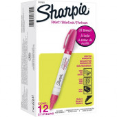 Newell Rubbermaid Sharpie Oil-based Paint Markers - Medium Marker Point - Pink Oil Based Ink - 12 / Dozen 2107621