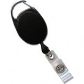 Brady Premier Badge Reel - Vinyl - Black - TAA Compliance 2120-7021