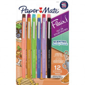 Newell Rubbermaid Paper Mate Flair Scented Pens - Medium Pen Point - 2 mm Pen Point Size - Multicolor Water Based Ink - TAA Compliance 2125359