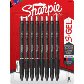 Newell Rubbermaid Sharpie S-Gel Pens - 0.7 mm Pen Point Size - Assorted Gel-based Ink - 8 / Pack - TAA Compliance 2126231
